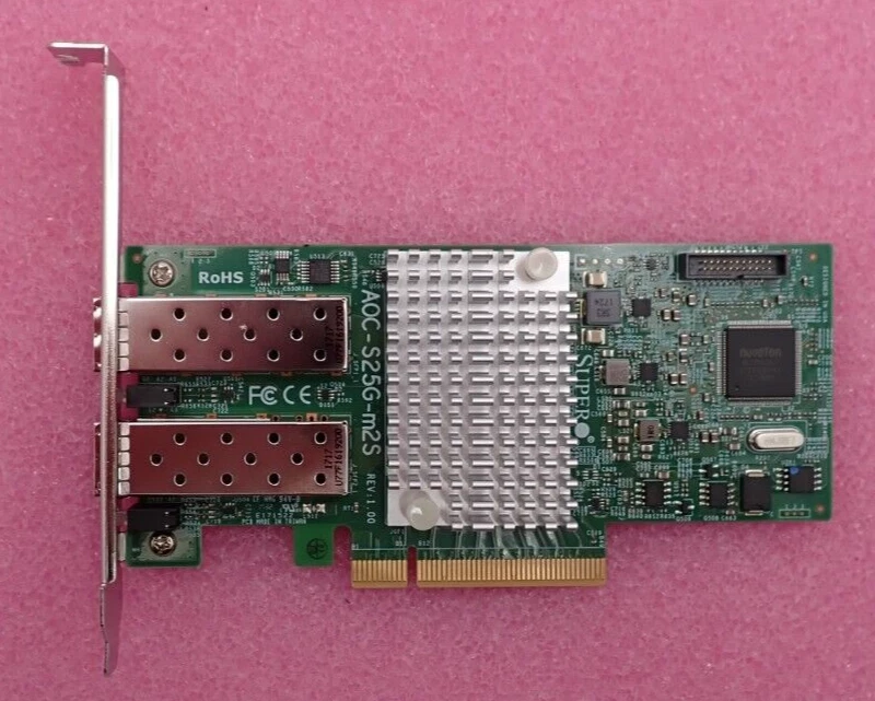 Supermicro ConnectX-4 AOC-S25G-m2S Dual Port 10/25GbE SFP28 Network Controller - Image 4 of 4