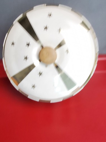 Vintage MCM Insulated Ice Bucket white/gold Cake Metal Tin Guildcraft Container - Picture 3 of 6