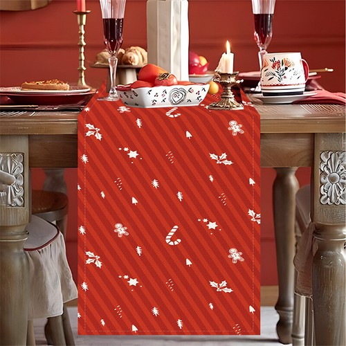 Christmas Table Runner Decoration Tablecloth Dining Xmas Party Decor Fashion AU - Picture 17 of 29