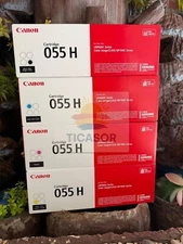 Canon 055H High Yield Capacity  Color  Cartridge  Set (055H CMYK)