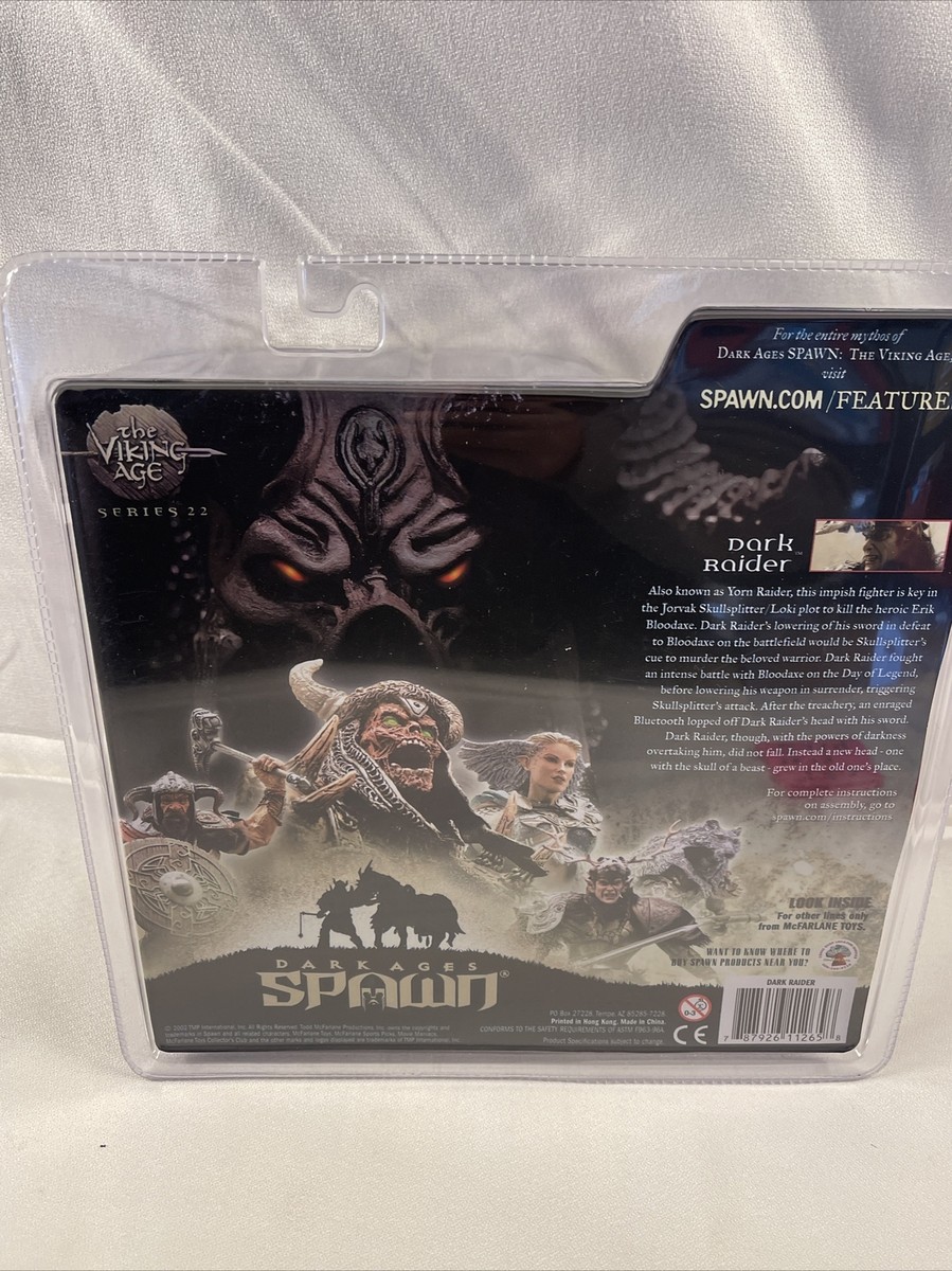 Dark Ages Spawn Viking Age Series 22 DARK RAIDER Figure McFARLANE