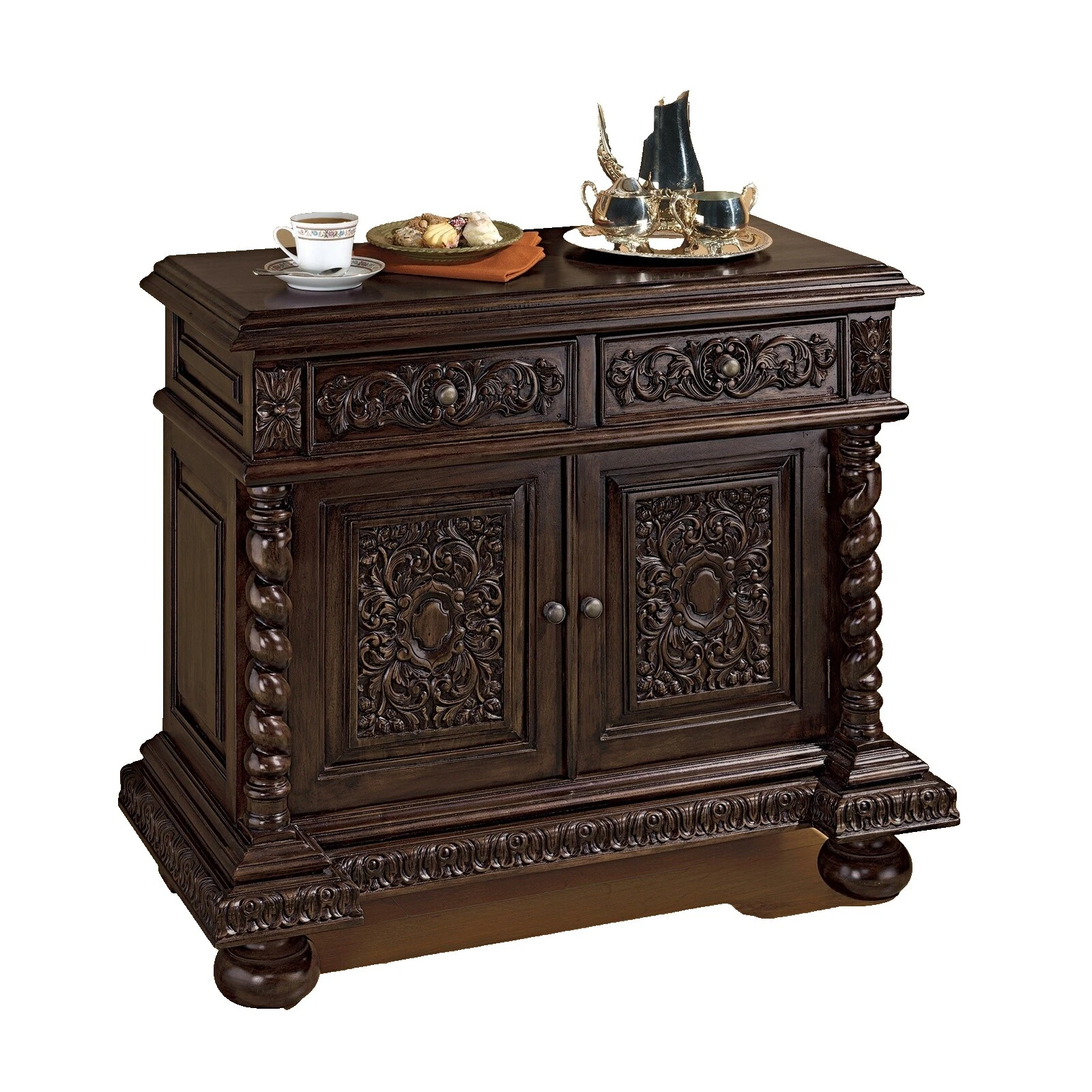 Design Toscano Solid Wood Tables