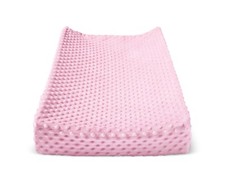 Baby Cloud Island Light Pink Soft Minky Dot Changing Pad Cover Nursery NEW