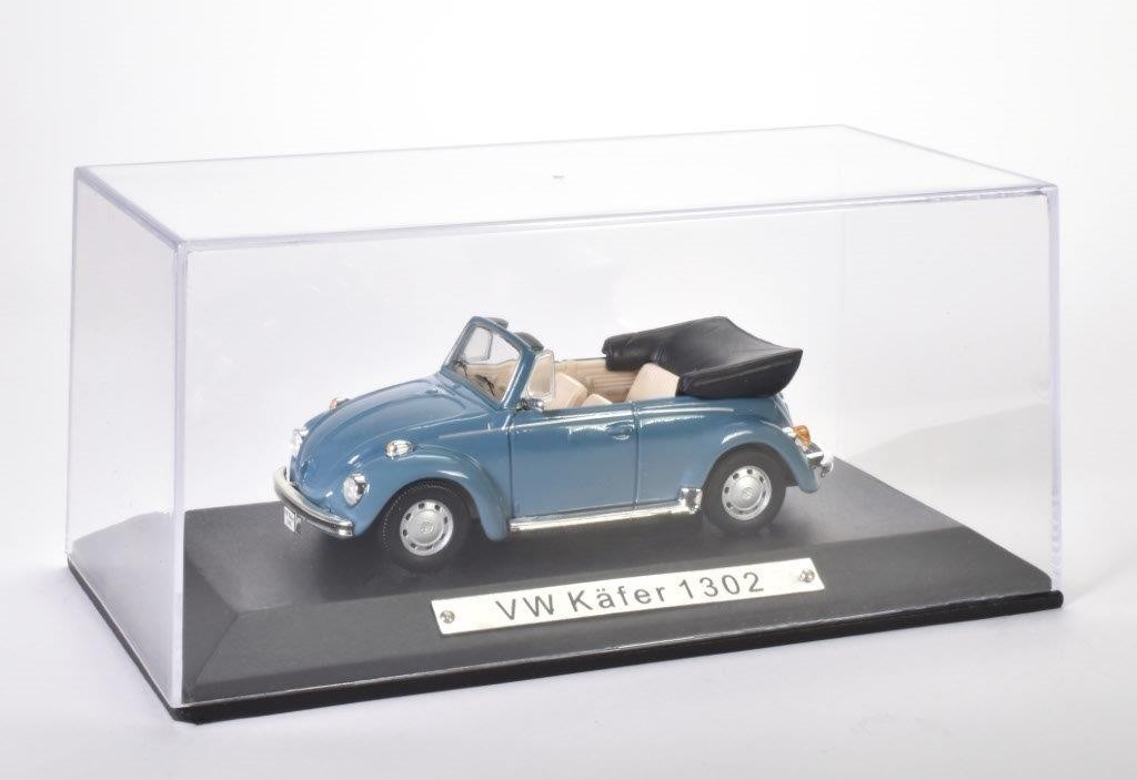 Volkswagen VW Beetle Cabrio 1302 blue Atlas DieCast Model car 1/43