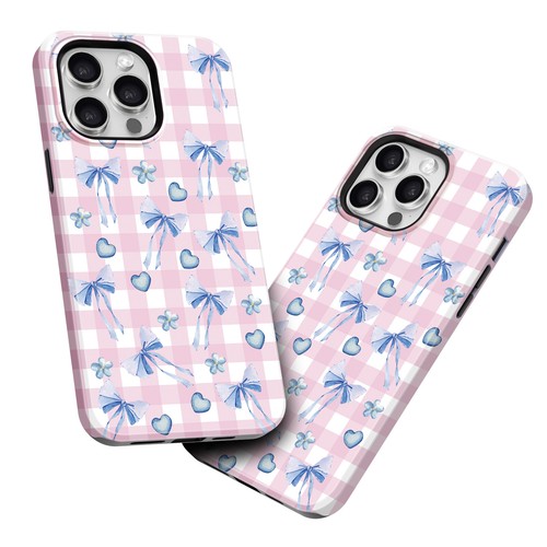 For iPhone 15 14 13 Pro Max Coquette Phone Case Dual Layer Shockproof Cover - Foto 30 di 32