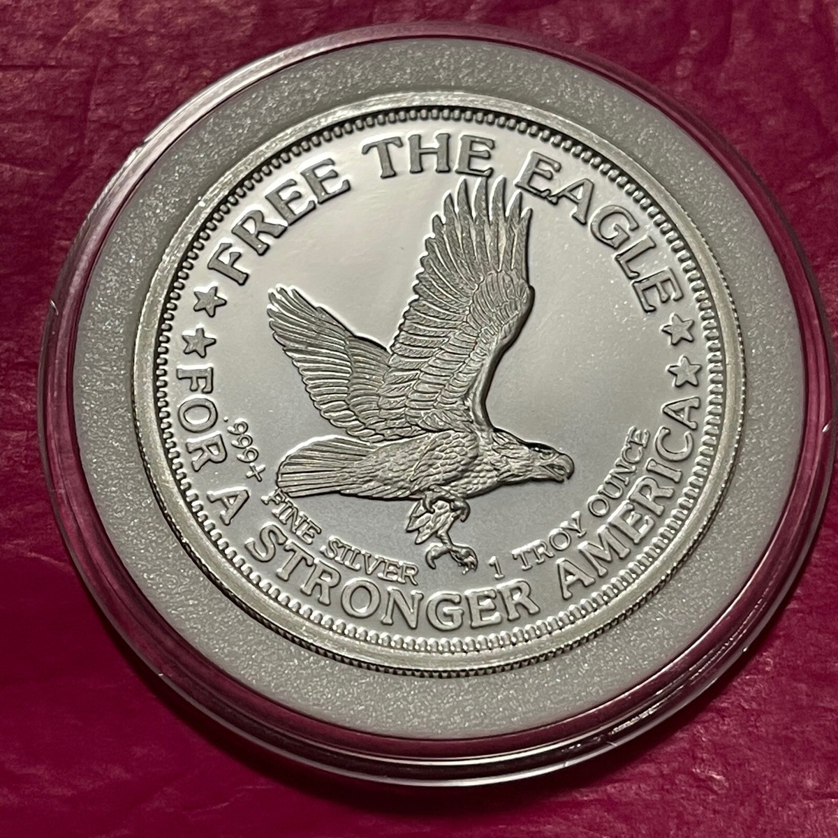 Free The Eagle Liberty Bell Rare Coin 1 Troy Oz .999 Fine