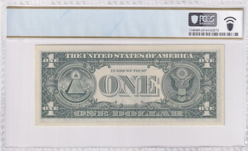 1963 B $1 FRN San Francisco FR-1902 L PCGS Gem UNC 65 PPQ - Picture 2 of 2