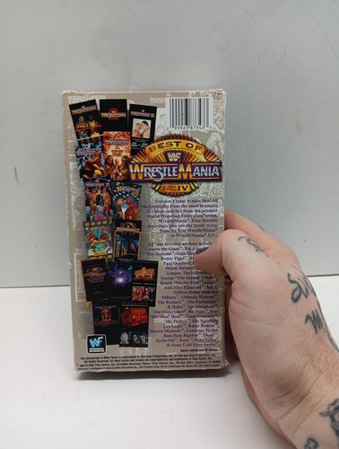 WWF Best of Wrestlemania I - XIV (VHS, 1998) WWE Hulk Hogan Andre The Giant - Picture 2 of 3