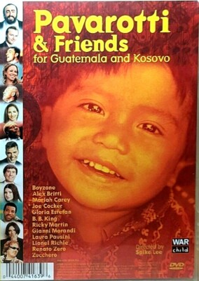 Pavarotti & Friends Children of Liberia/Guatemala & Kosovo DVD