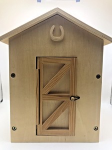 Wooden Horse Barn Toy Custom Made Model Stable Tack Room Classic