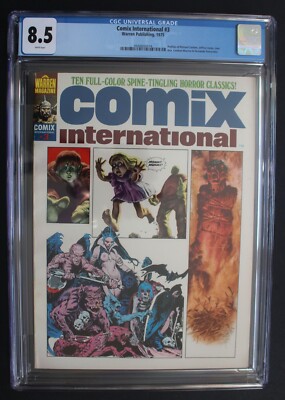 Comix International #3 Warren Vampirella 1975 Jeff Jones CORBEN Maroto CGC 8.5