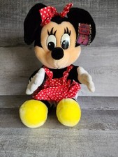 Vintage Minnie Mouse 1980s Disney World Disneyland Plush Toy Large 13  w TAG
