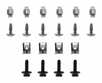 Kit D'attache De Cache Sous Moteur Pour Mercedes C-class W203 2000-2004 - Caches Sous Moteurs