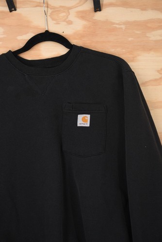 Carhartt Pocket Crewneck Black Sweatshirt Herren Small - Bild 5 von 14