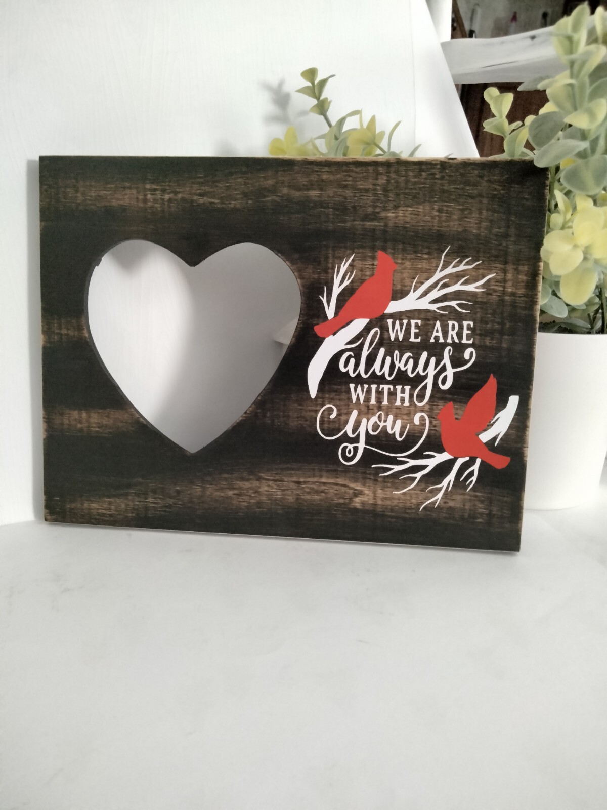 I Am Always With You Çardinal Photo Frame In Memory Of Sympathy Or ...