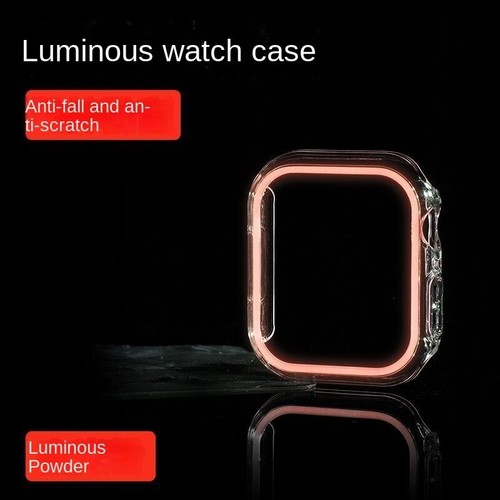 Fashionable Glow-in-the-Dark Watch Protective Case for Apple Watch 7/6/5/4 - Picture 12 of 28