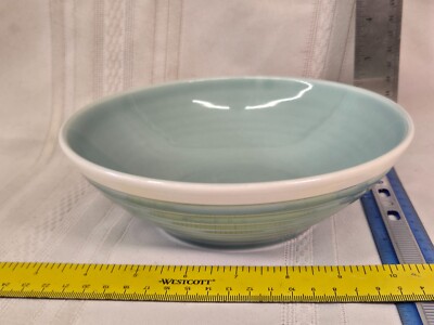Sango RIO Sea Foam Coupe Soup Cereal Bowl 7 7/8'' Stoneware Green