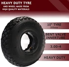 TYRE & INNER TUBE 3.00-4  (260x85) Innertube BENT VALVE Wheelbarrow sack truck