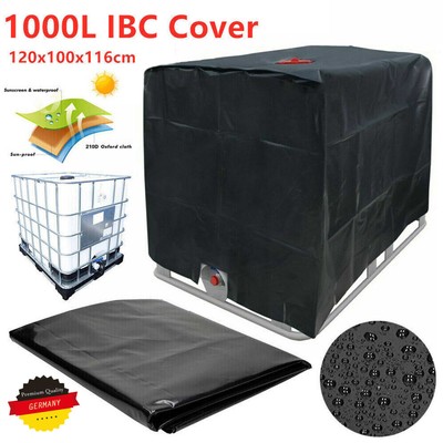 IBC Container Abdeckung Abdeckplane UV-Schutz 1000L Hülle Haube Regenwassertank
