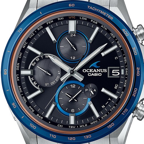 CASIO Oceanus Classic OCW-T4000D-1AJF Blue Solar Bluetooth Men Watch New in Box