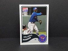 2003 Topps Bazooka #3 Orlando Hudson, Blue Jays - Auto, Bazooka Logo Variation