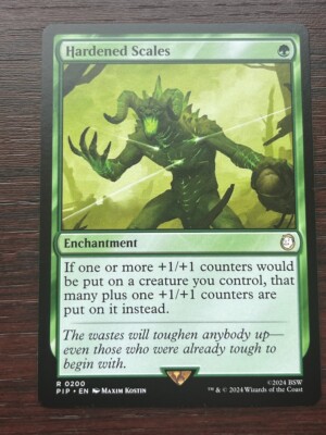 1x GEHÄRTETE SCHUPPEN - FALLOUT - MTG - Magic the Gathering
