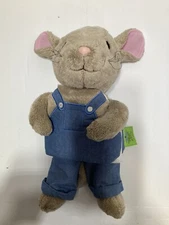 Zoobies 12” Plush Toy W/Cloth Storybook If You Give Mouse A Cookie Book Buddies