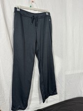 danskin now pants Gray Size L 12/14 Drawstring Pockets