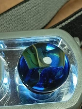 .60" Vintage Marble- Marble King Painted Turtle Marble