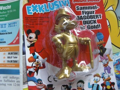 comic--micky maus  orginal  mit beilagen  35  2017 OVP  gold  donald
