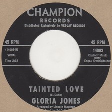 Gloria Jones Tainted Love Champion  Soul Northern Motown
