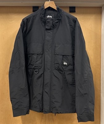 STUSSY Cargo Technical Jacket Mens Size Large Gorpcore Military