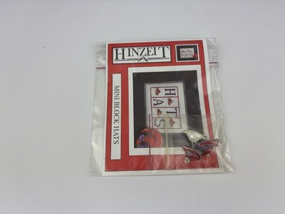 HINZEIT Charmed Hats Mini Block Counted Cross Stitch Pattern With Charms 9S