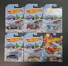2020 Hot Wheels Holiday Series Set Of 6 Cars Includes 2021 New Year