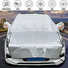 Car Windshield Cover Half Protector Winter Snow Ice Rain Frost Guard Sun Shade