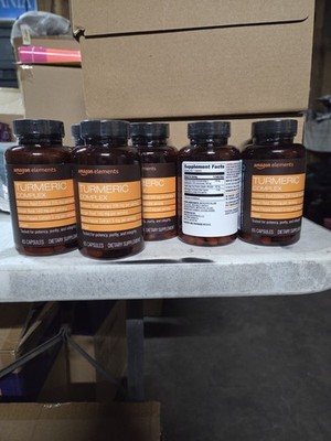 Amazon Elements Turmeric Complex 6 Bottles