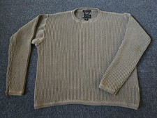 Eddie Bauer Sweater Mens XL Legend All Terrain Rib Australia Military Fisherman