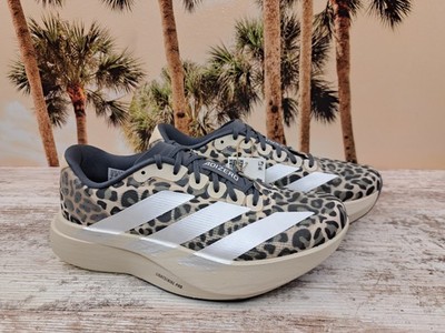 Adidas Adizero EVO SL Leopard Animal Print Running Shoes Women s Size 8 NEW