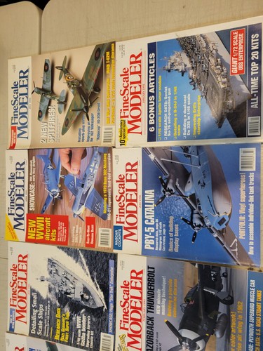 Vintage 10 Piece Lot Assorted Plastic Model Magazines - Picture 3 of 3