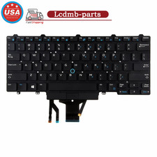 US Keyboard Backlit Dell Latitude E7450 E5450 E5470 E7470 E7480 P40G 0D19TR USK