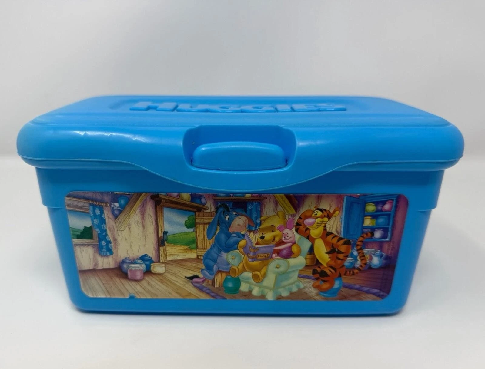Vintage Disney Blue Winnie Pooh & Friends Huggies Baby Wipes Container Empty
Opens in a new window o