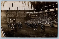 England Postcard Olympia London Naval Military Tournament 1907 RPPC Photo