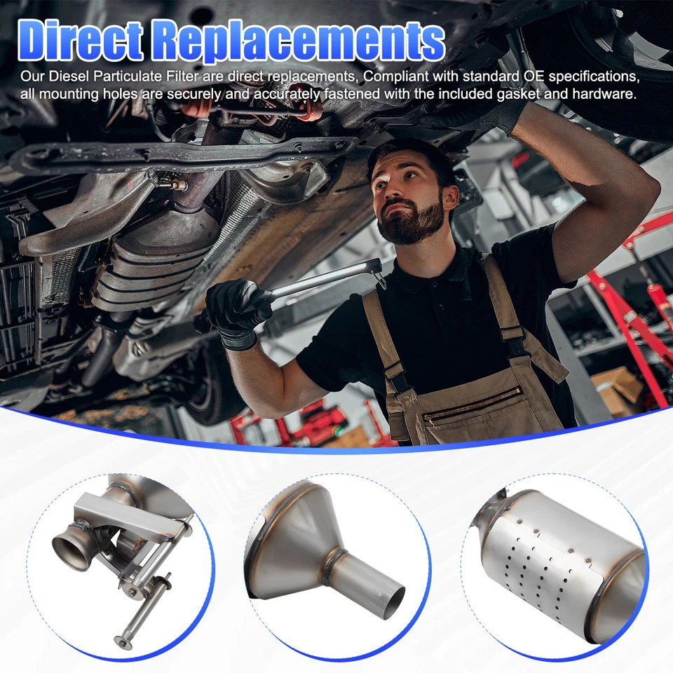 Genuine Diesel Particulate Filter Fits 2007-2009 Freightliner Sprinter 2500 3500 Foto 3 de 4