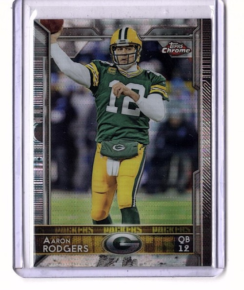 Aaron Rodgers 2015 Topps Chrome #2  Pulsar Refractor