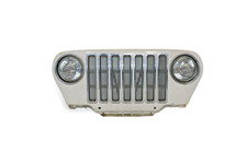 Jeep Wrangler Tj 97-06 Oem Front Grille Grill White Free Shipping