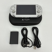 PlayStation PS Vita Ice Silver pch-1000 OLED Console Region free Sony Used