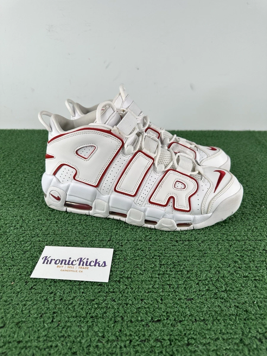 Nike Air More Uptempo White Varsity Red 2018 for Sale