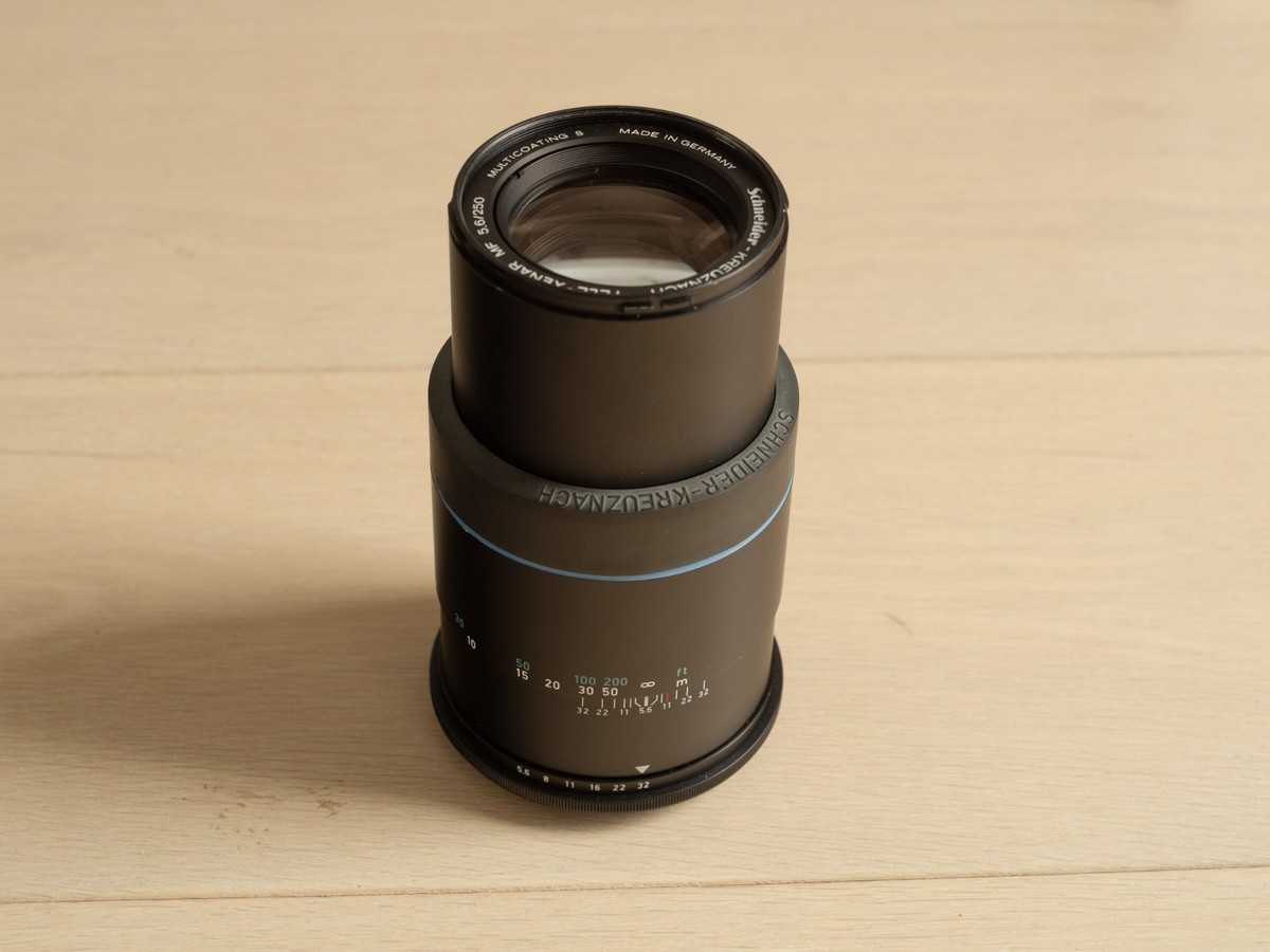Schneider Kreuznach Tele Xenar MF 250mm f5.6 Multicoating (with