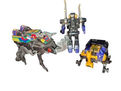 Transformers G1 Insecticon 3 Bot set Hasbro 1980s Vintage