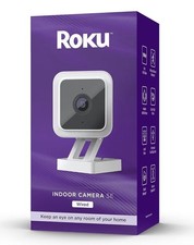 Roku CS1000R Smart Camera SE-Wired Security Camera with Motion  Sound Detection
